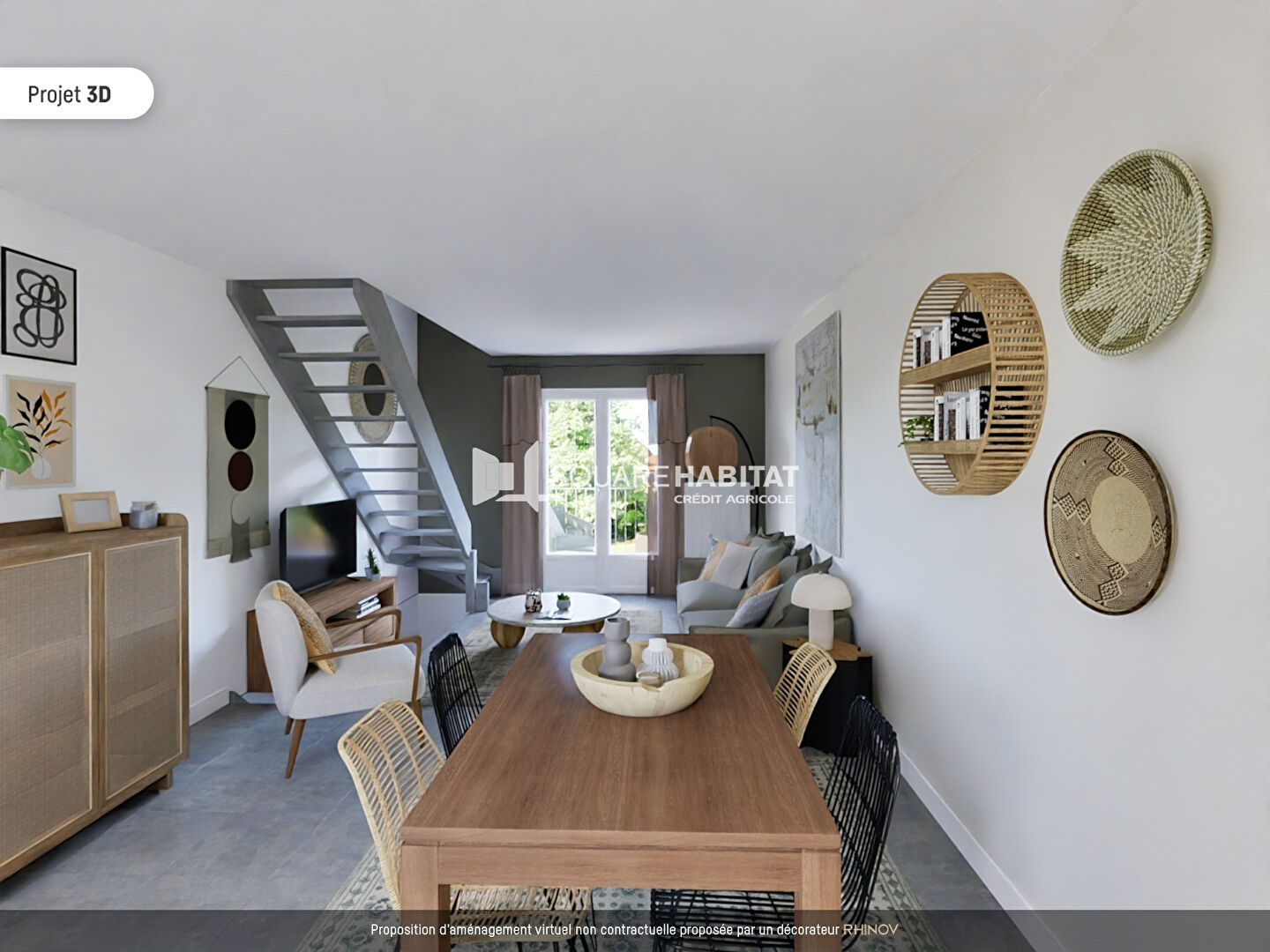 Maison 3 pièces - 51m²