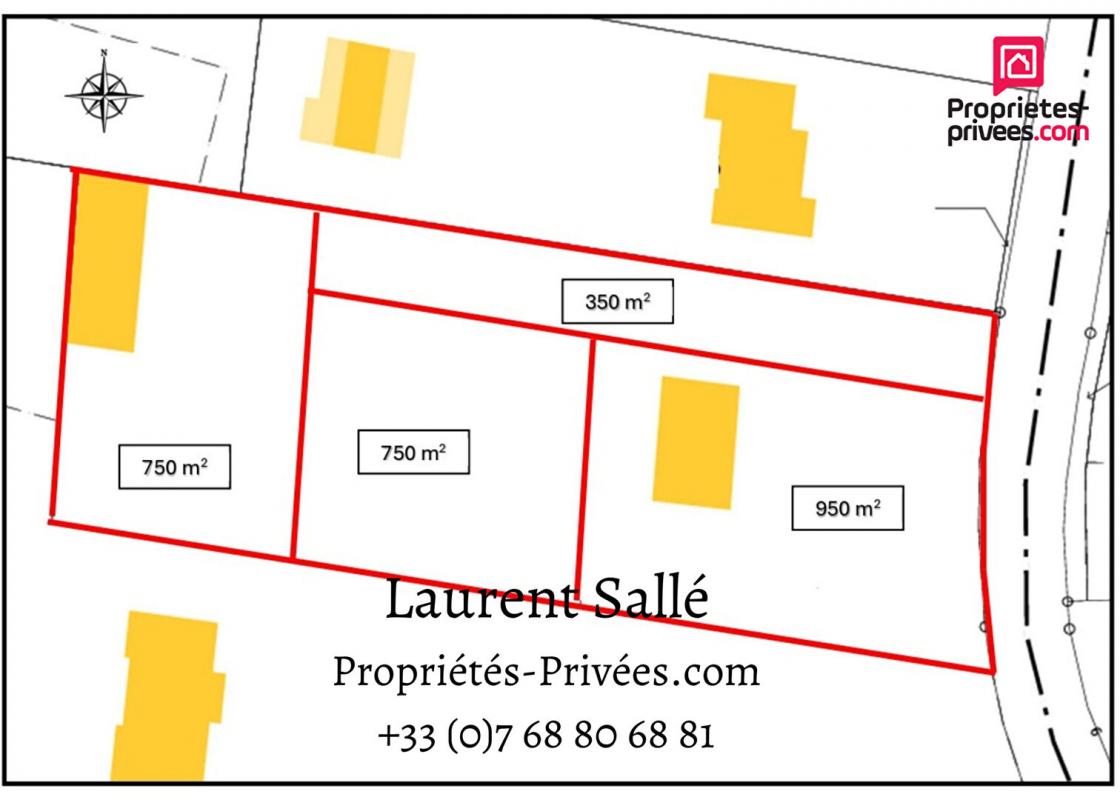 Terrain  - 2 783m² - QUESTEMBERT