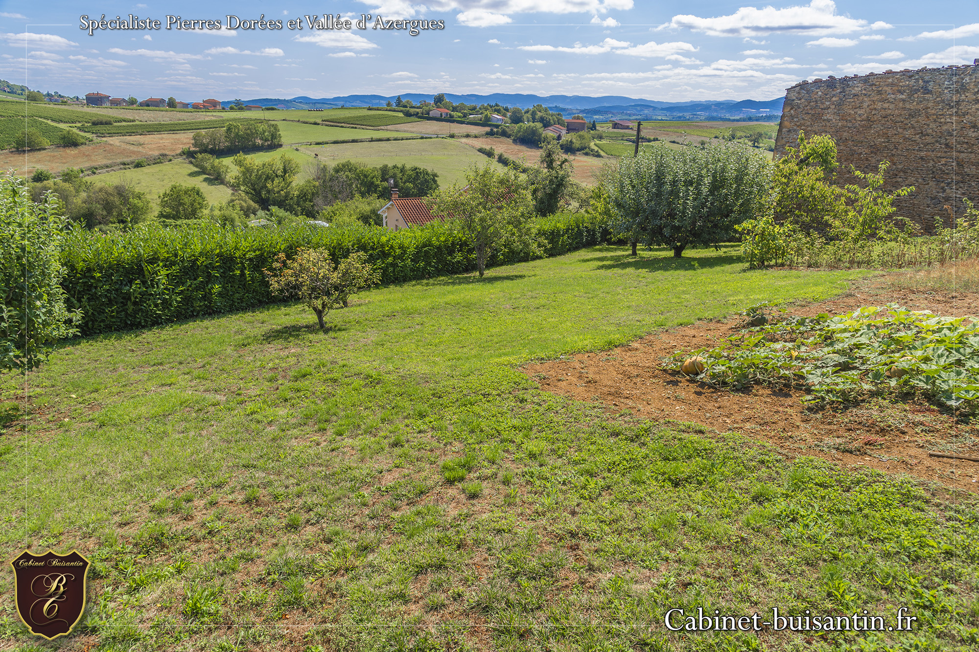 Terrain  - 800m² - ST LAURENT D OINGT