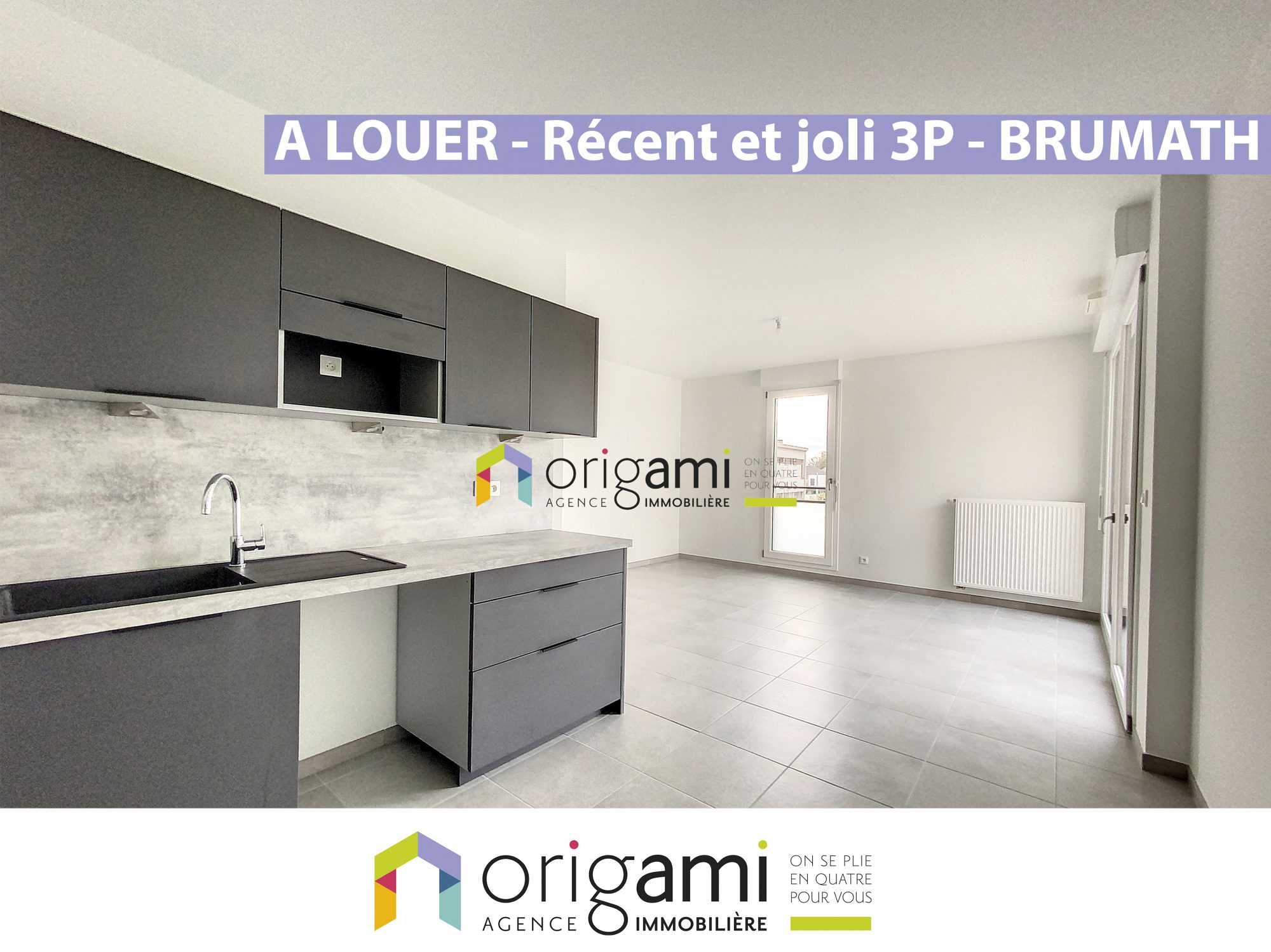 Appartement 3 pièces - 63m² - BRUMATH