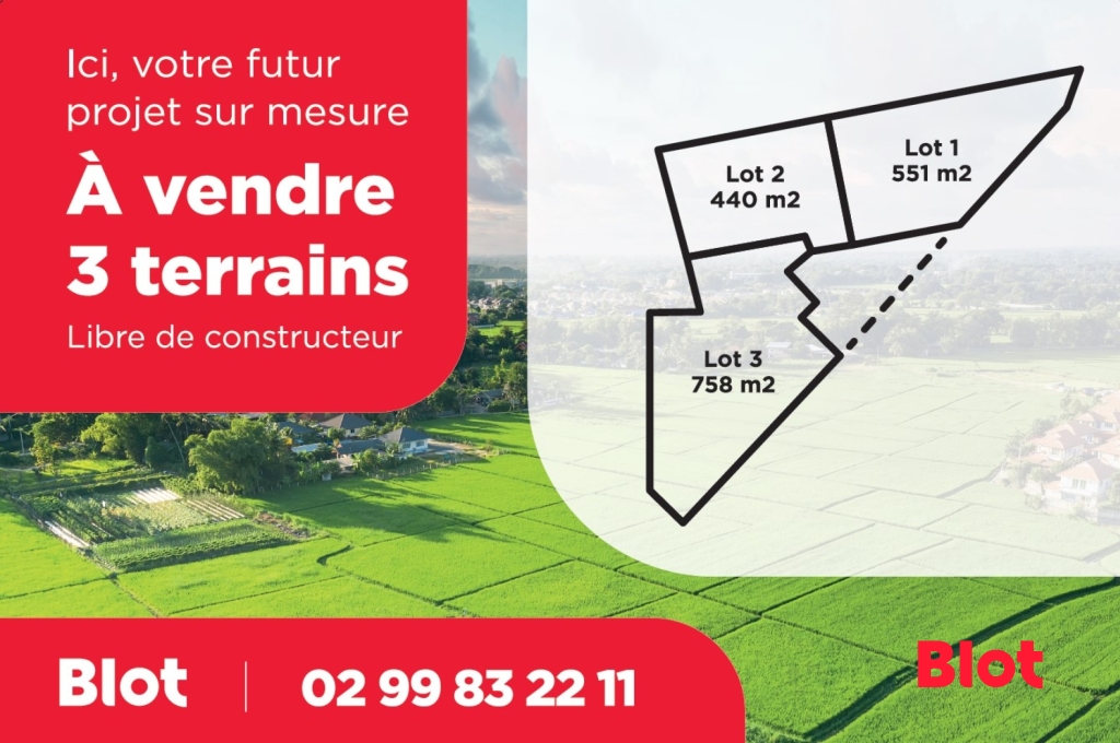 Terrain  - 758m² - CESSON SEVIGNE