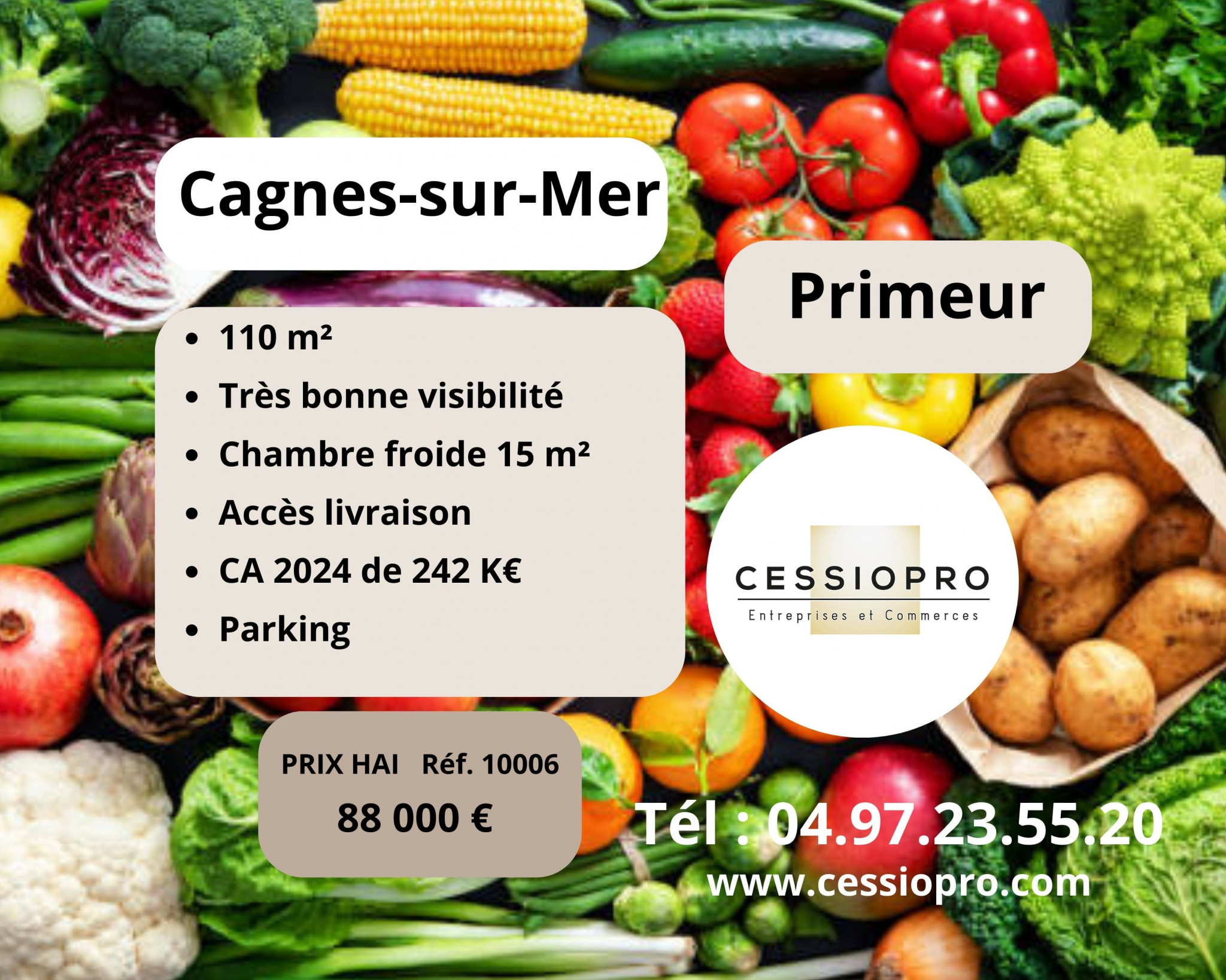 Fonds de commerce  - CAGNES SUR MER