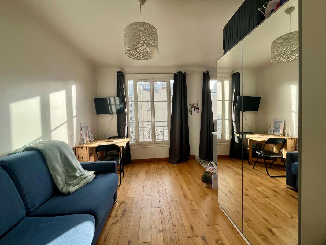 Appartement 1 pièce - Meublé  - 22m² - PARIS  - 11ème