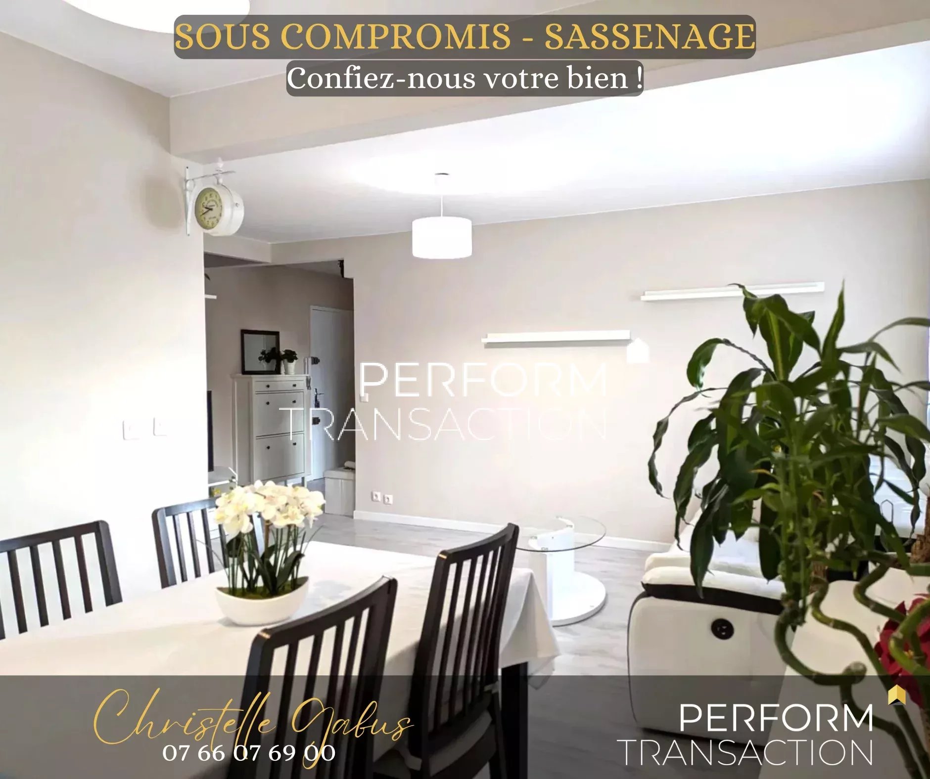 Appartement 5 pièces - 86m² - SASSENAGE