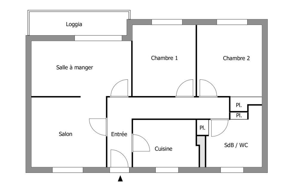 Appartement 4 pièces - 63m² - MONTFERMEIL