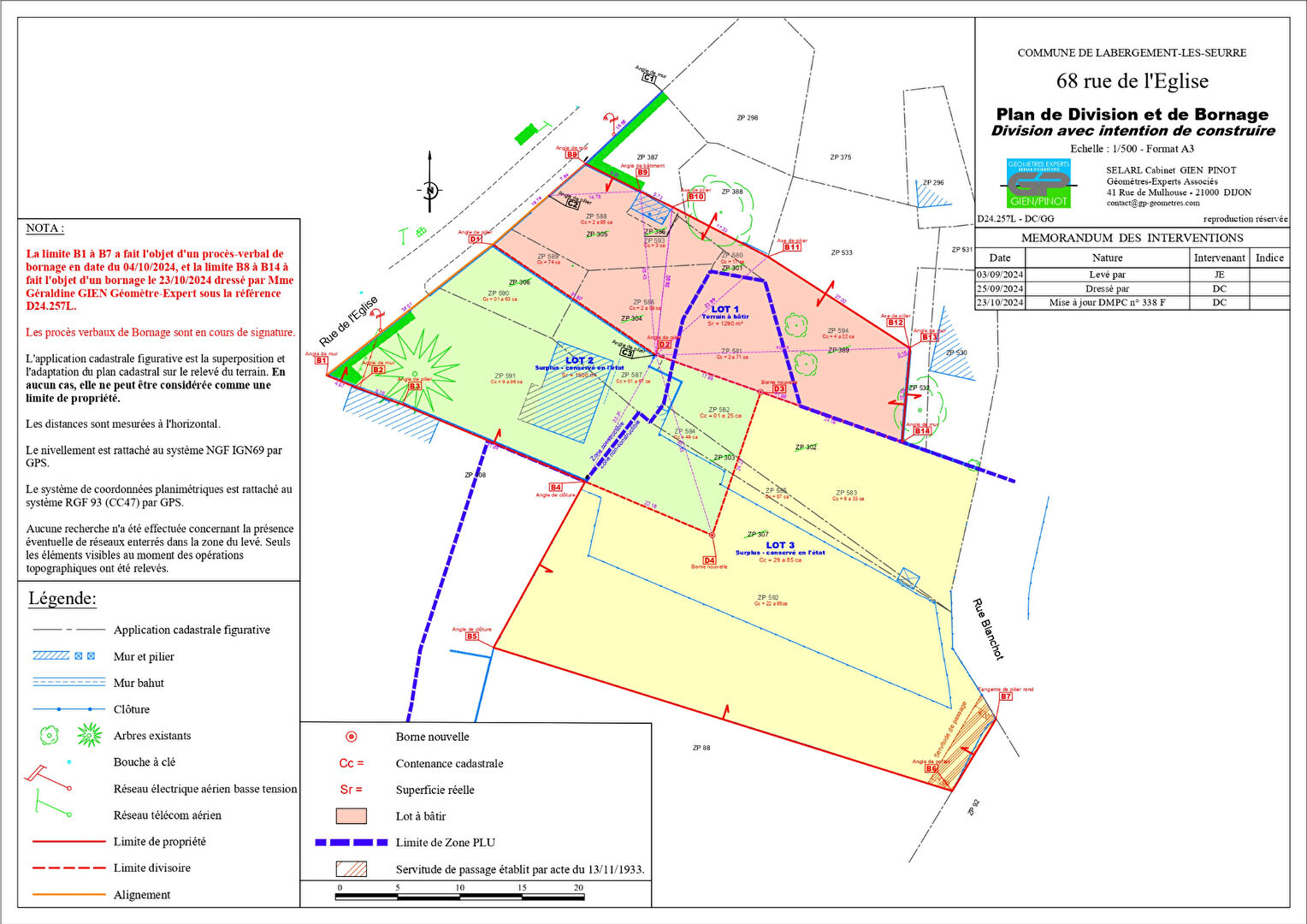 Terrain  - 1 290m²