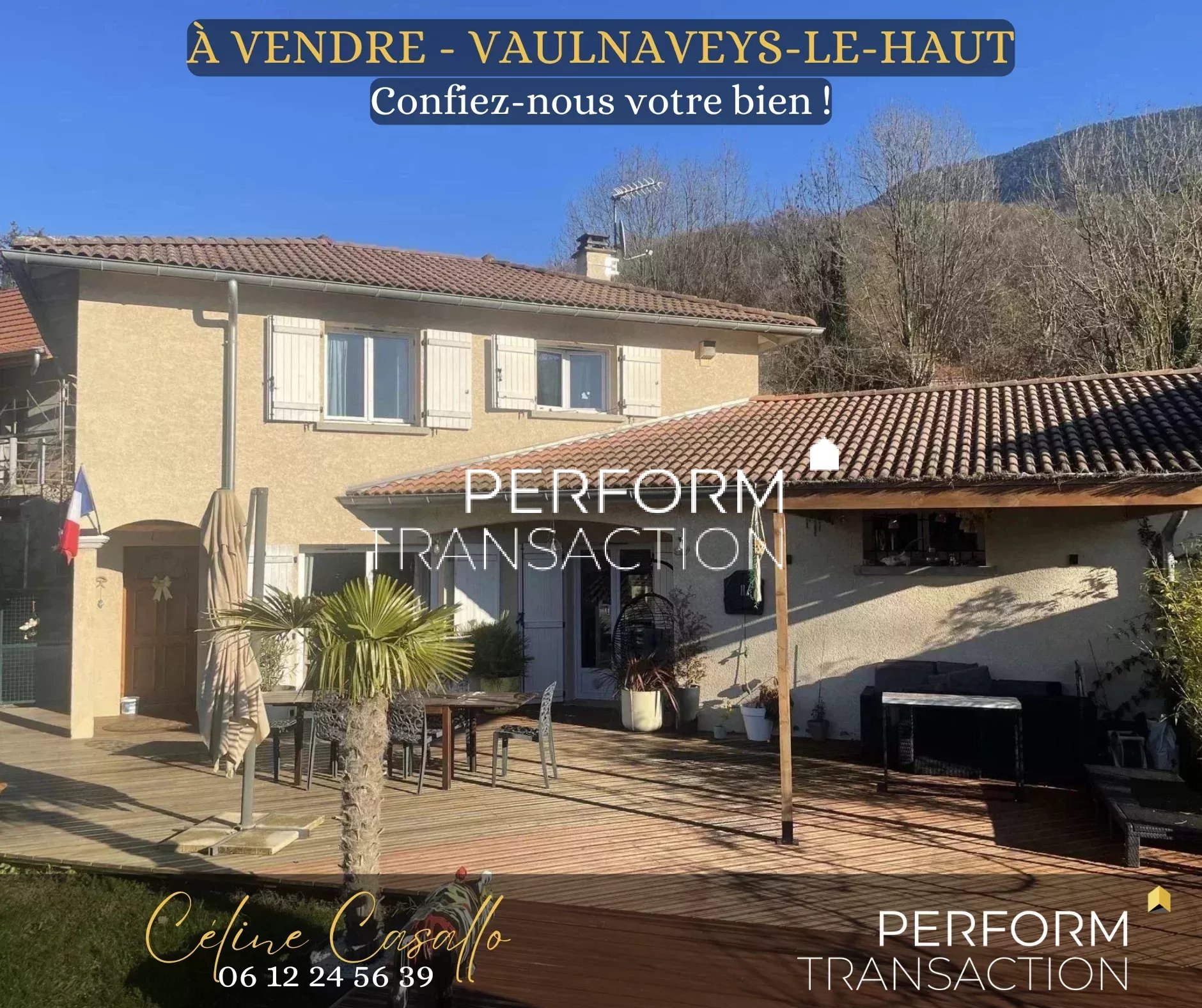 Maison 4 pièces - 90m² - VAULNAVEYS LE HAUT