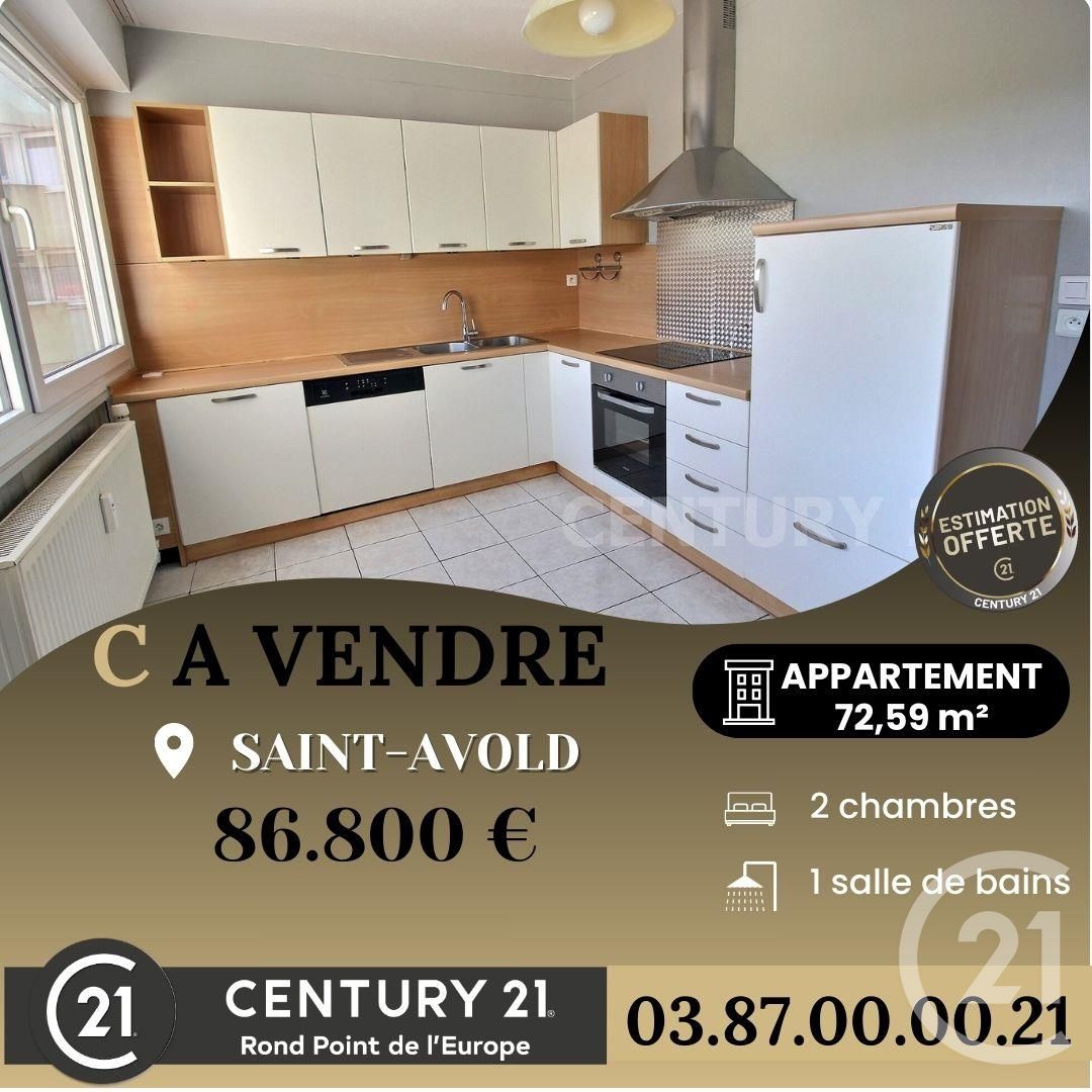 Appartement 3 pièces - 72m² - ST AVOLD