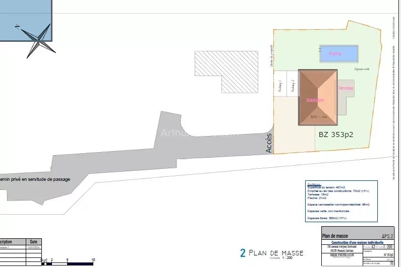 Terrain  - 467m² - MOUANS SARTOUX