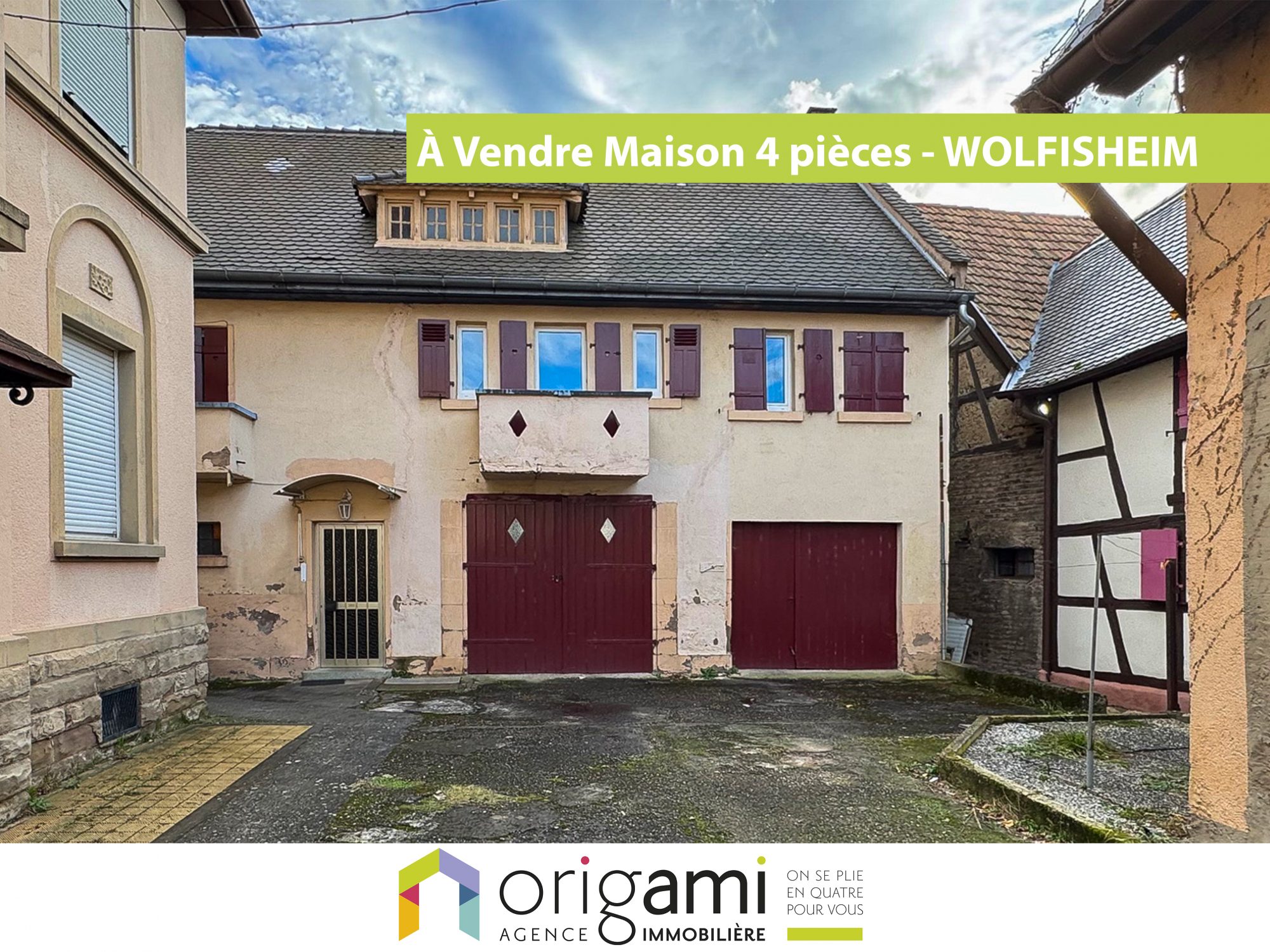 Maison 4 pièces - 97m² - WOLFISHEIM