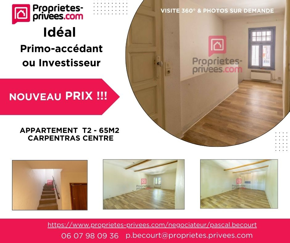 Appartement 3 pièces - 65m² - CARPENTRAS