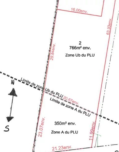 Terrain  - 1 116m² - MESQUER