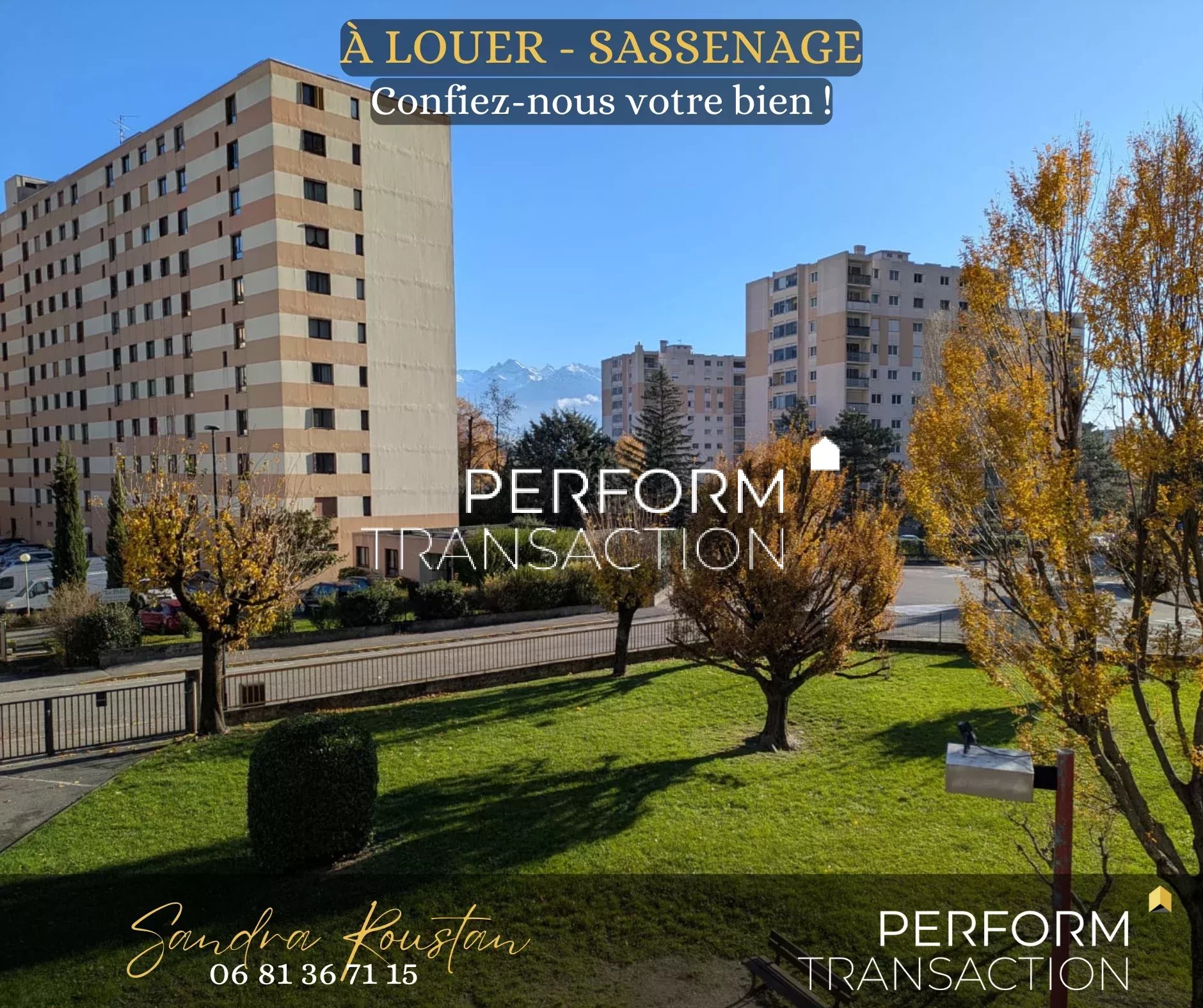 Appartement 4 pièces - 70m² - SASSENAGE