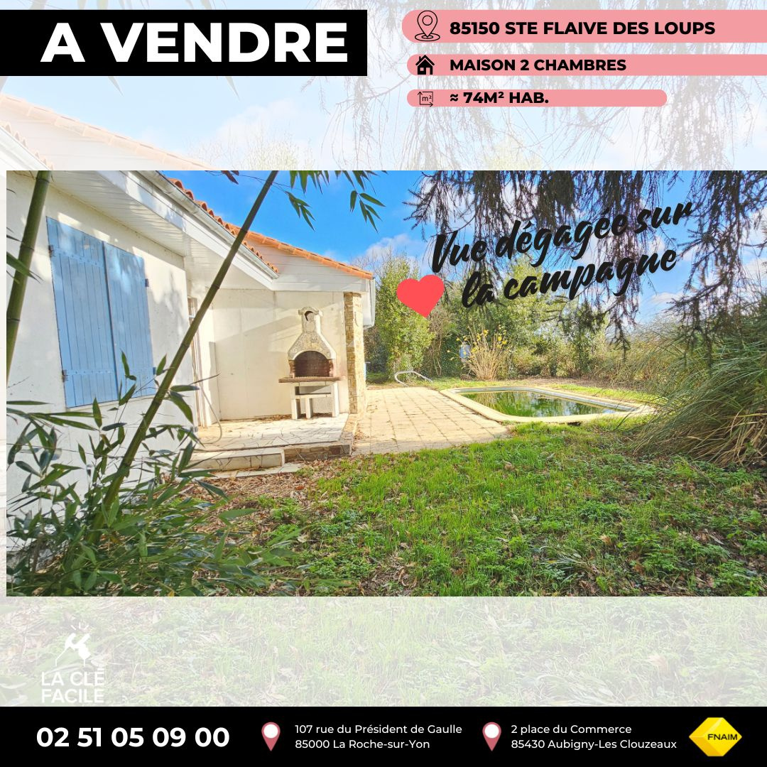 Maison 3 pièces - 75m² - STE FLAIVE DES LOUPS