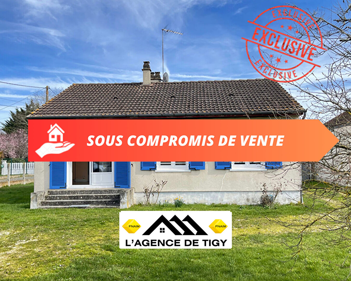 Maison 3 pièces - 68m²