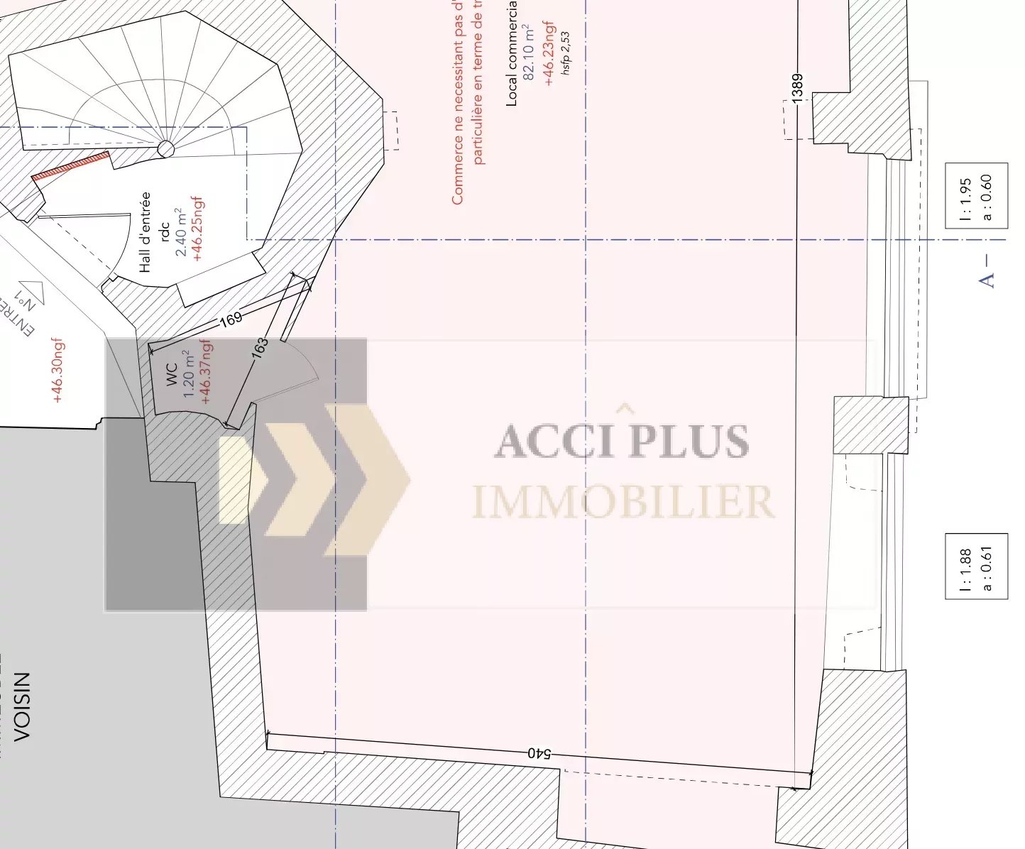 Local commercial  - 40m² - NIMES