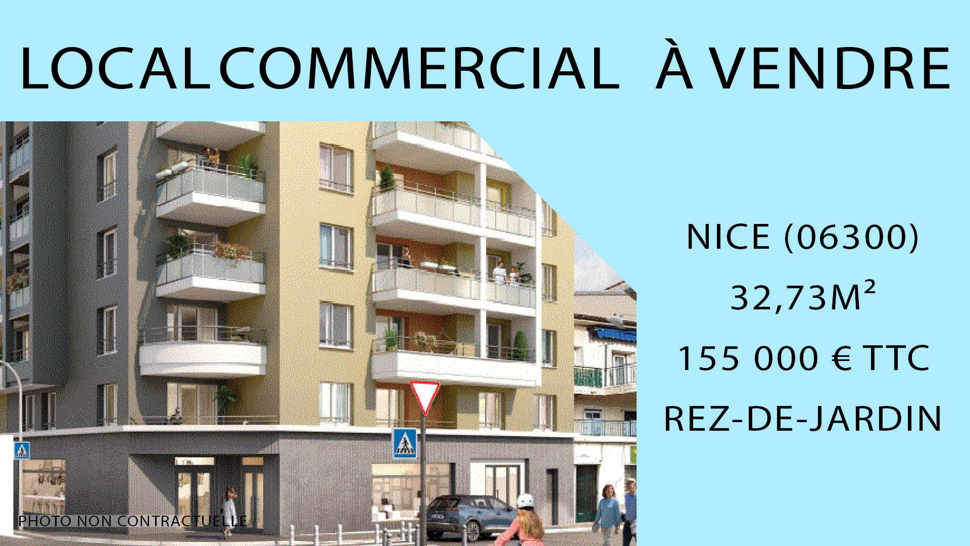 Local commercial  - 32m² - NICE