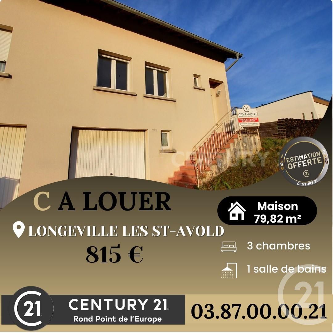 Maison 4 pièces - 79m² - LONGEVILLE LES ST AVOLD