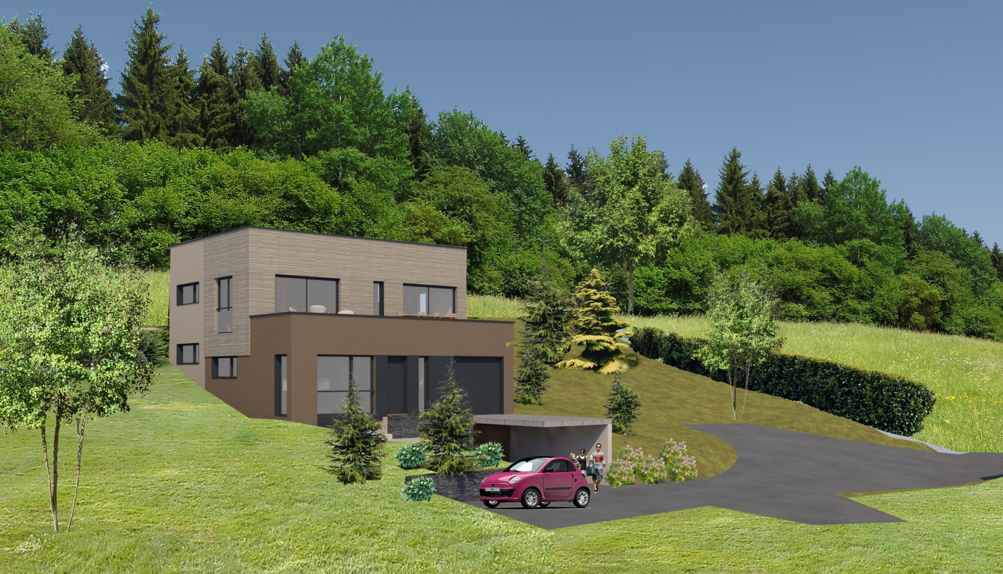 Terrain  - 384m² - CHAUMONT