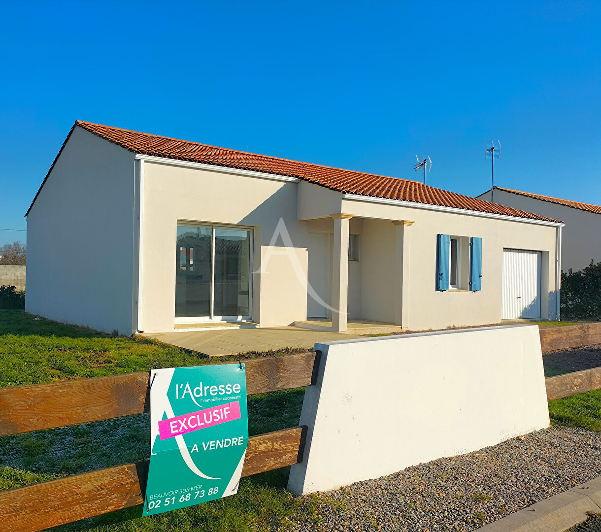 Maison 4 pièces - 89m² - BEAUVOIR SUR MER