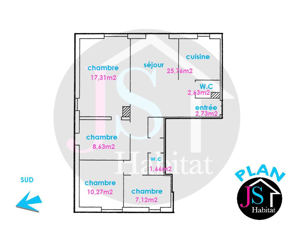 Appartement 4 pièces - 82m² - SCHILTIGHEIM