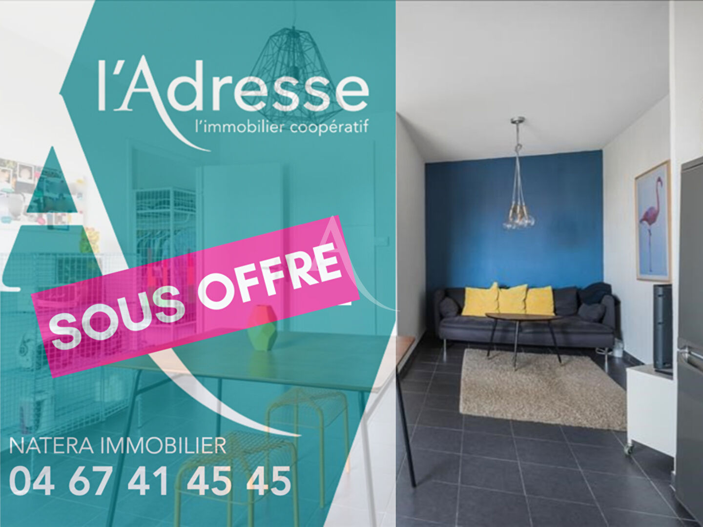 Appartement 2 pièces - 43m²