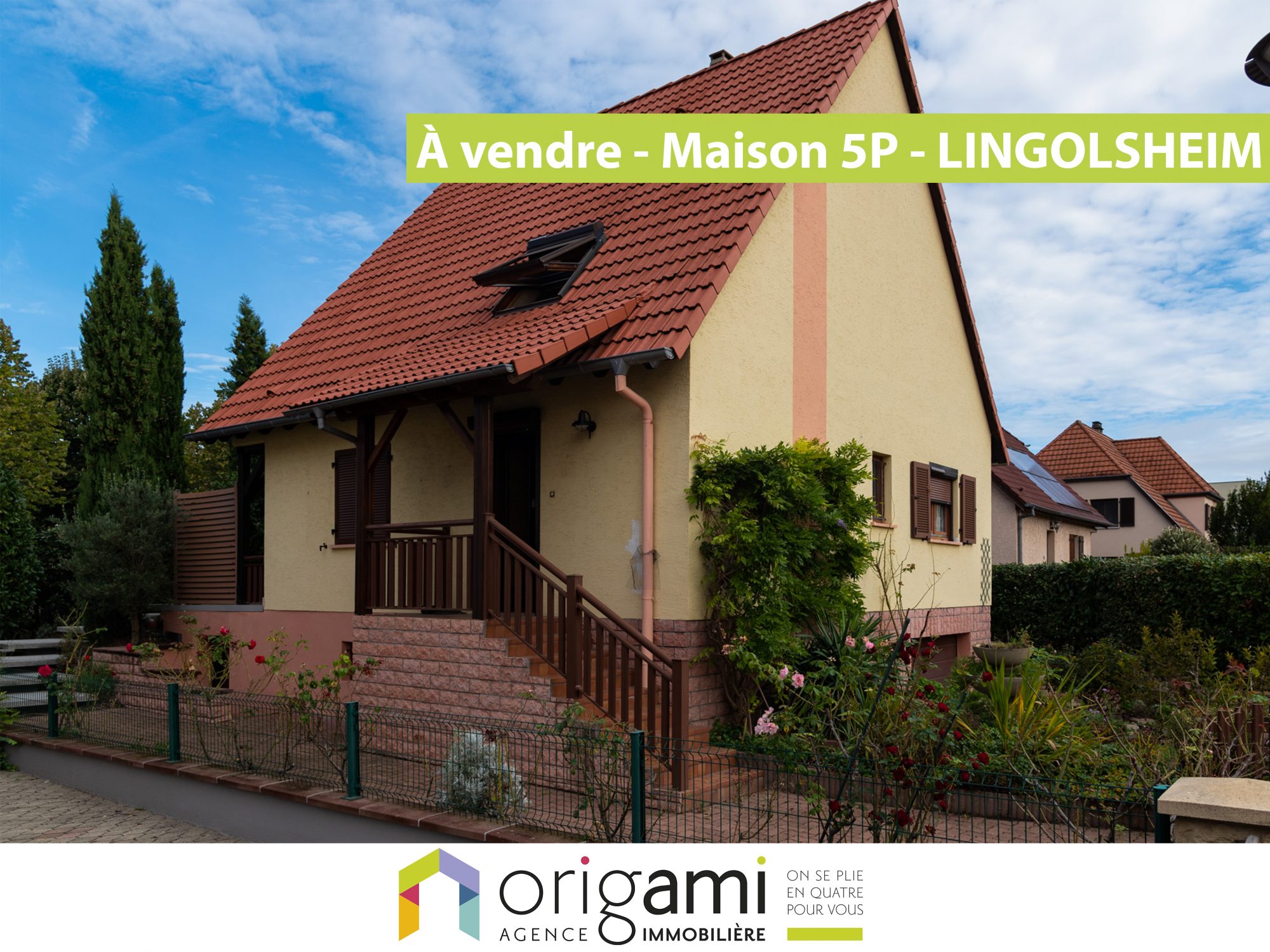 Maison 5 pièces - 88m² - LINGOLSHEIM