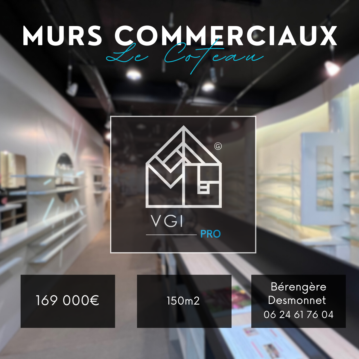 Local commercial  - 150m² - LE COTEAU