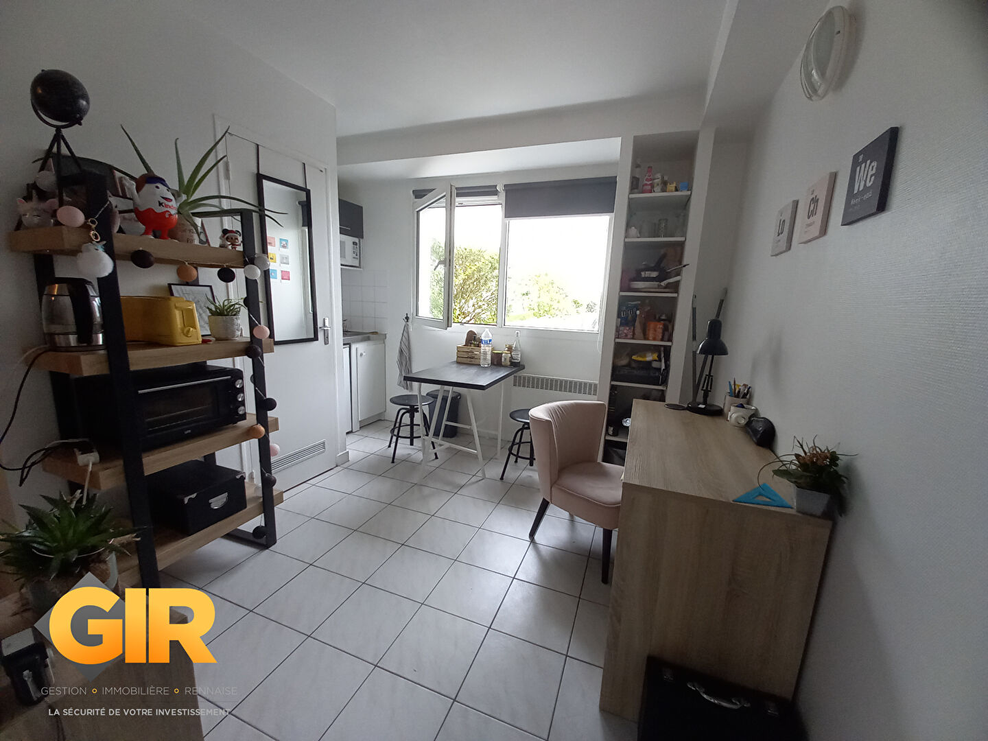 Appartement 1 pièce - 20m² - RENNES