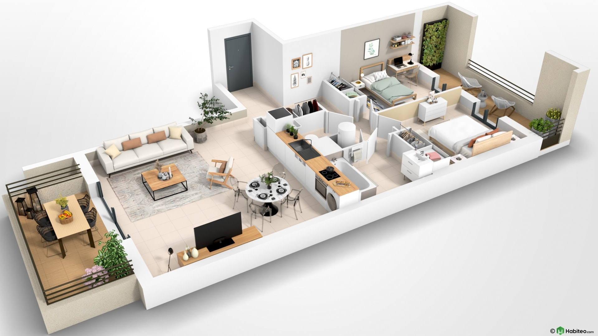 Appartement 3 pièces 73m² AJACCIO 20000 AJACCIO