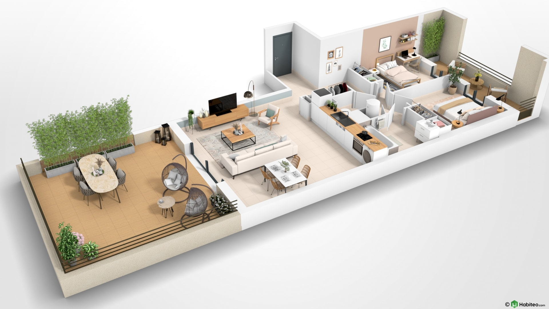 Appartement 3 pièces 73m² AJACCIO 20000 AJACCIO