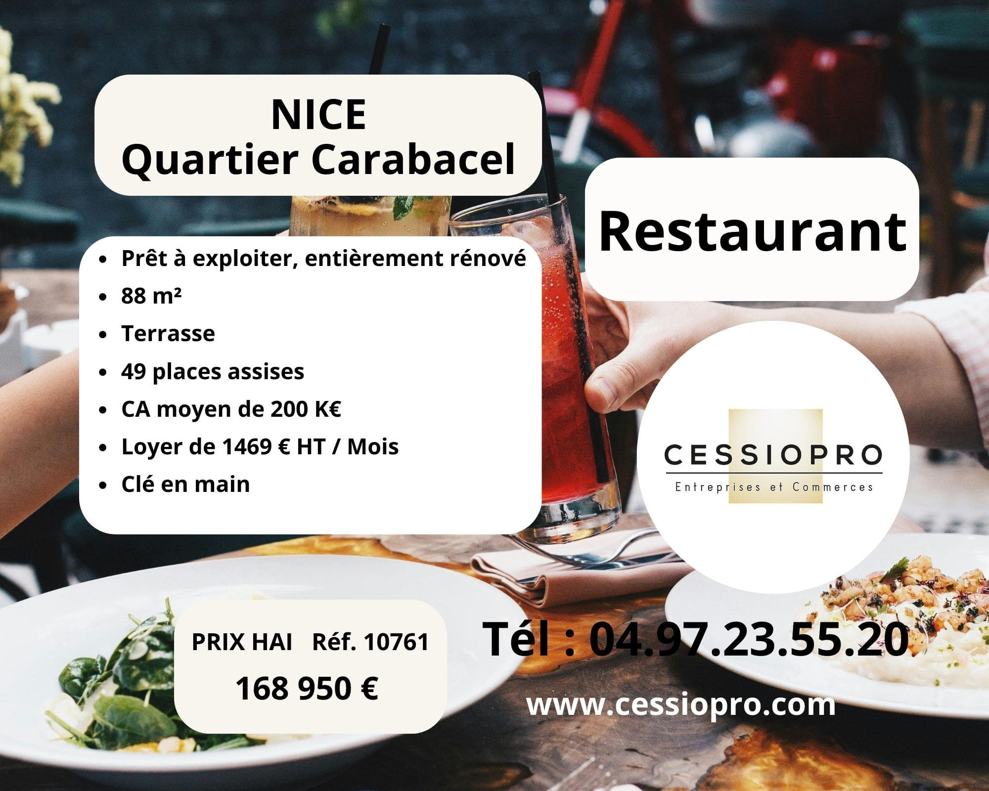 Fonds de commerce  NICE 06000 NICE