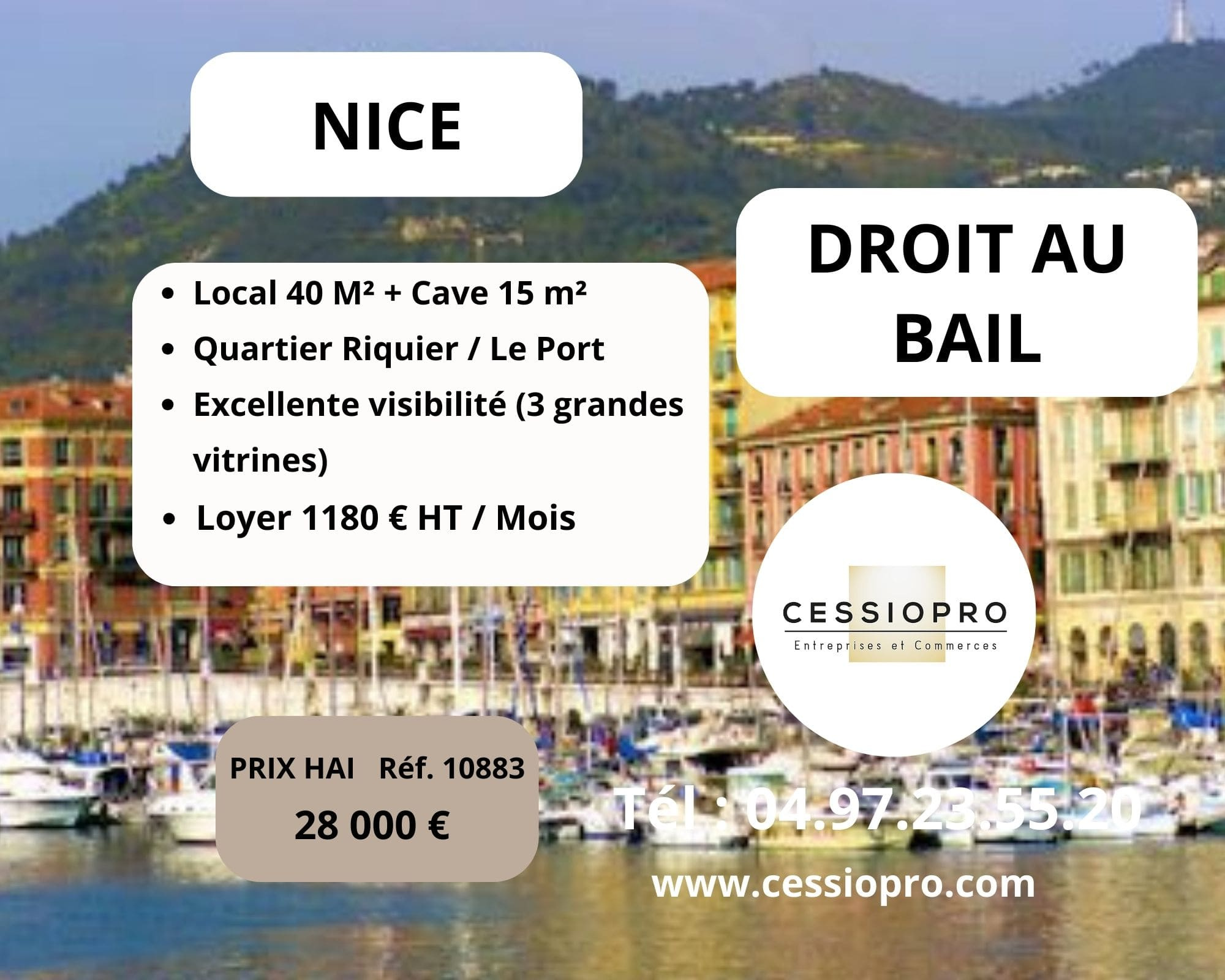 Fonds de commerce  NICE 06000 NICE
