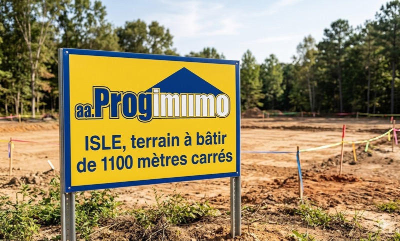 Terrain  1 102m² 