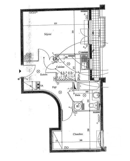 Appartement 2 pièces 48m² MONTIGNY LE BRETONNEUX 78180