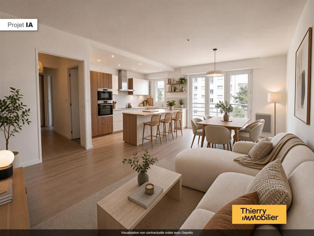 Appartement 3 pièces 58 m² · à Nantes · 58 m² · 222 000 €