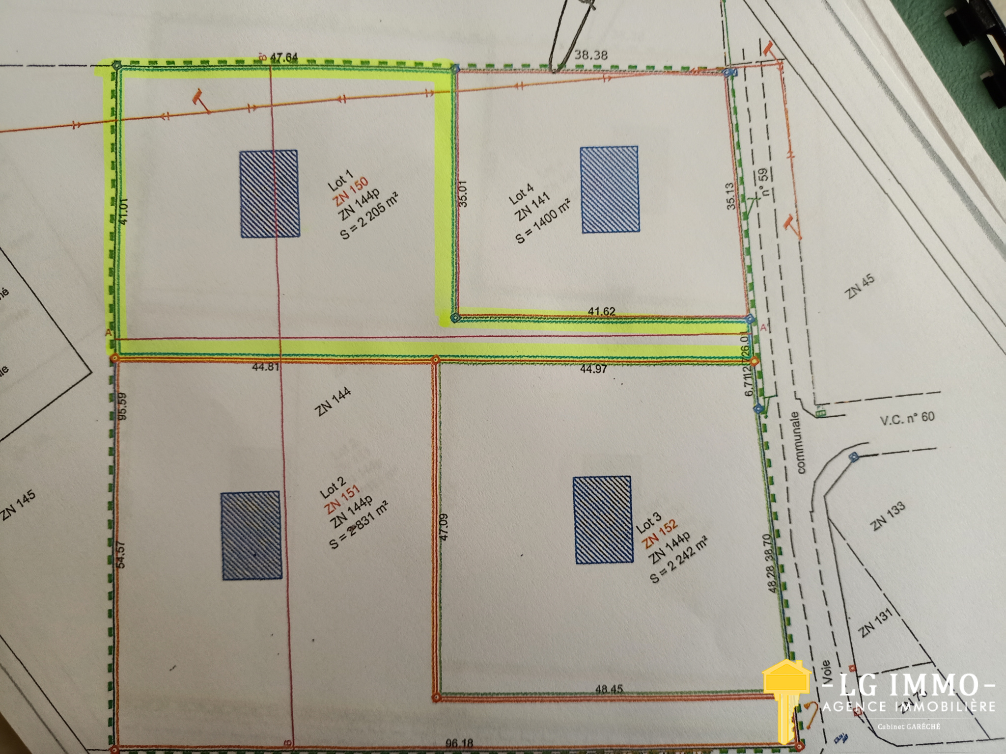 Achat Terrain 2 831m² ST CIERS DU TAILLON 17240 - Vue 4