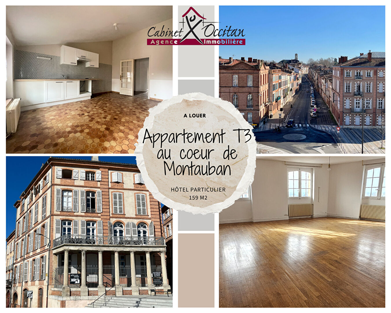Appartement 3 pièces 159 m² · à Montauban · 159 m² · 881 €/mois