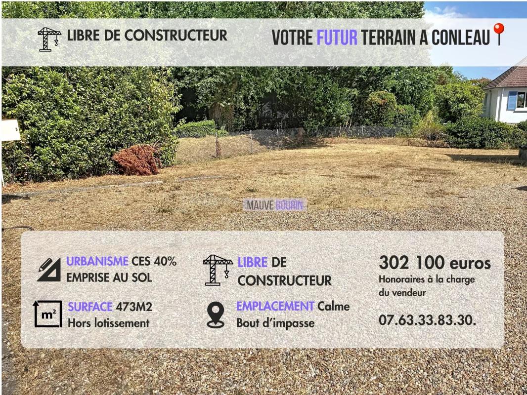 Terrain 473 m² · à Vannes · 473 m² · 302 100 €
