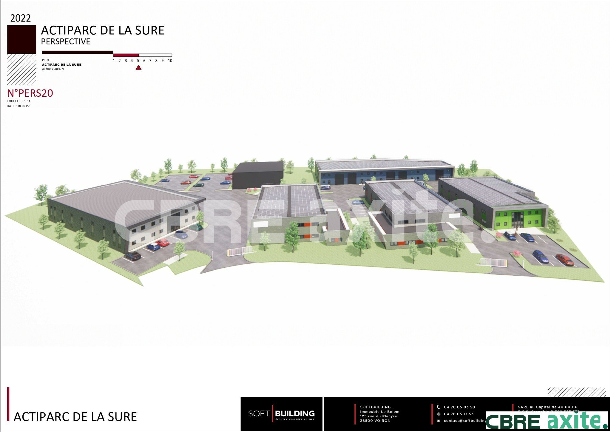 Local commercial 720 m² · à Voiron · 720 m² · 844 500 €