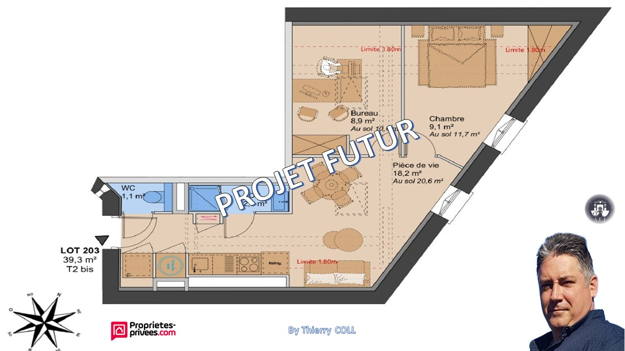 Appartement 1 pièce 39 m² · à Lyon 03 · 39 m² · 208 825 €