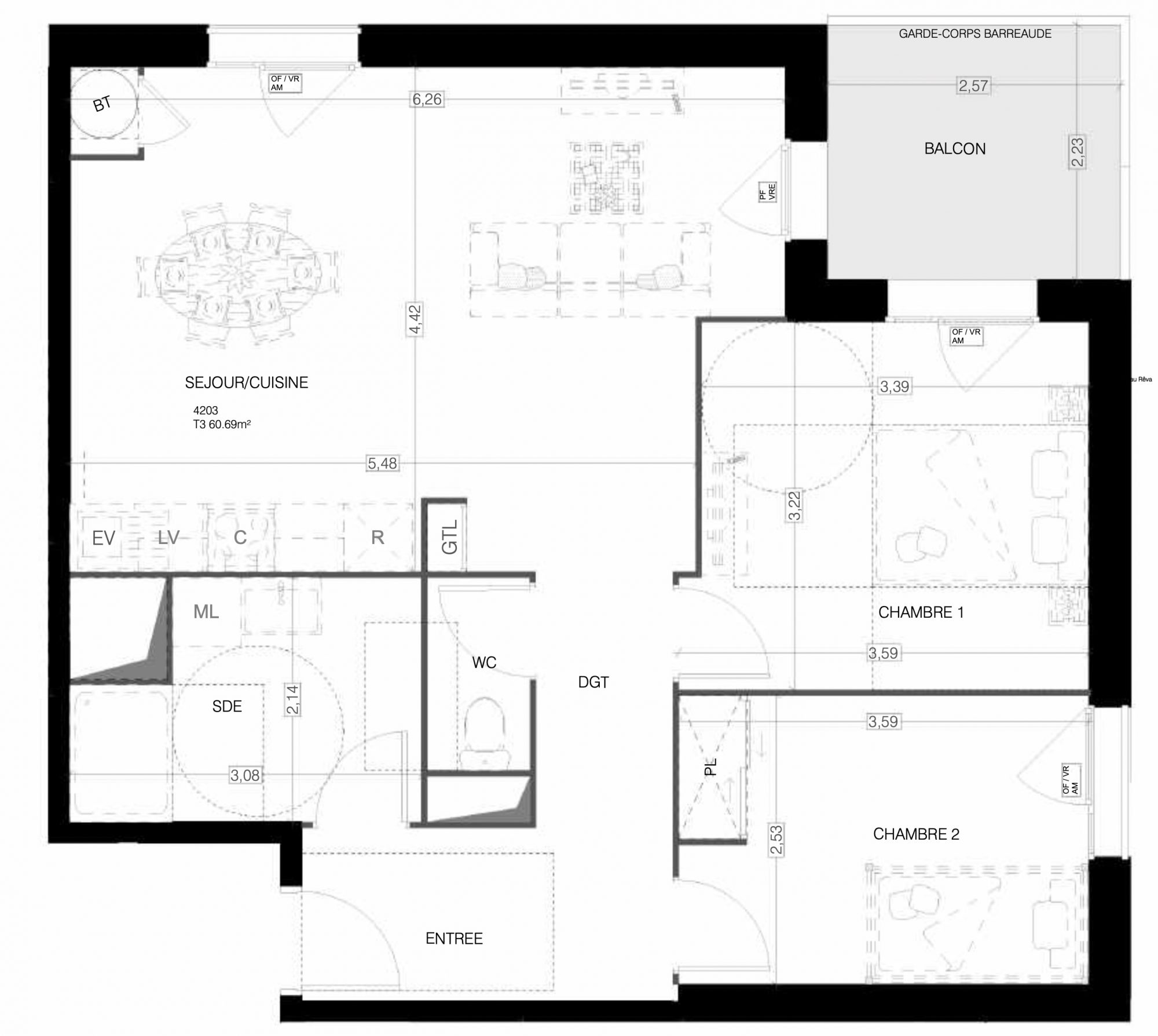 Appartement – ROSCOFF FINISTERE BRETAGNE - Plus