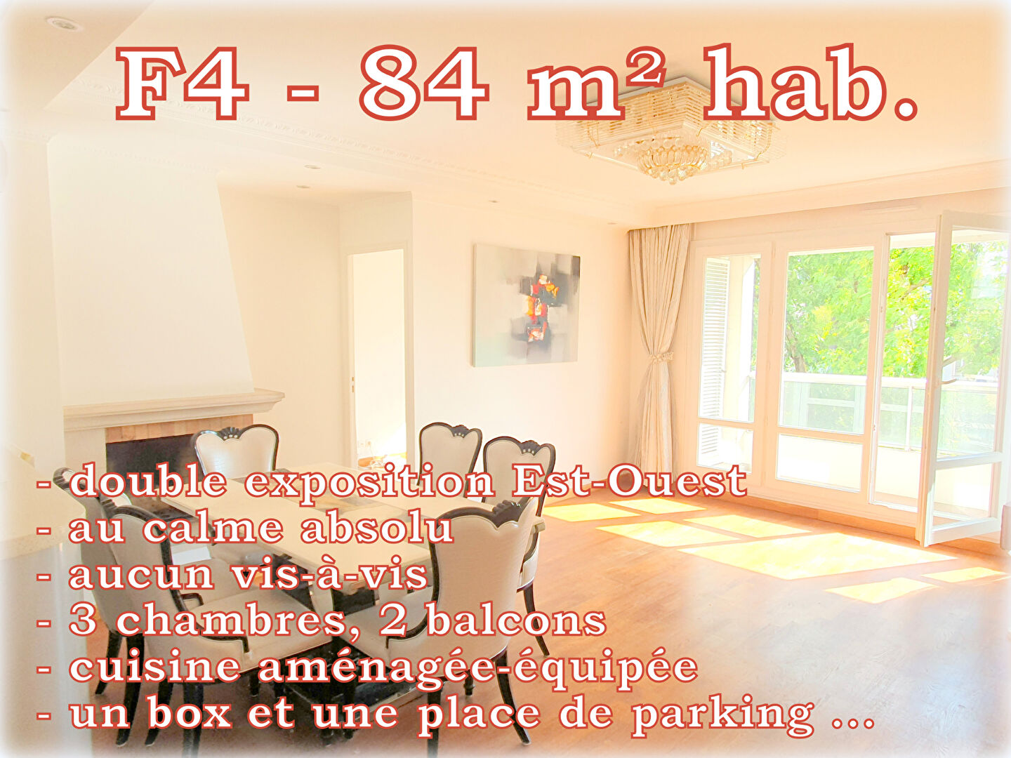 Appartement 4 pièces 84 m² · à Le Raincy · 84 m² · 343 000 €