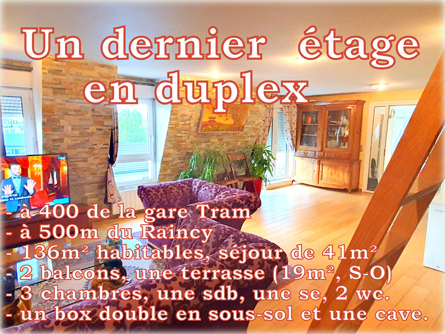Appartement 5 pièces 136 m² · à Livry Gargan · 136 m² · 378 000 €