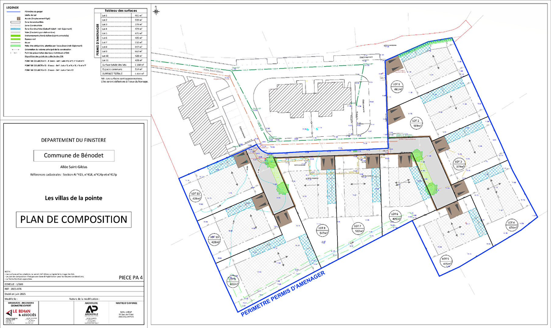 Terrain 379 m² · à Benodet · 379 m² · 185 000 €