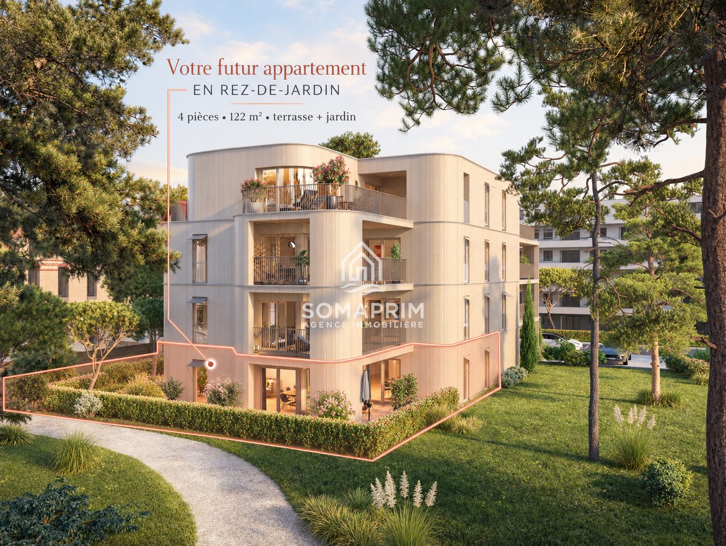 Appartement 4 pièces 122 m² · à Le Touquet Paris Plage · 122 m² · 1 737 750 €