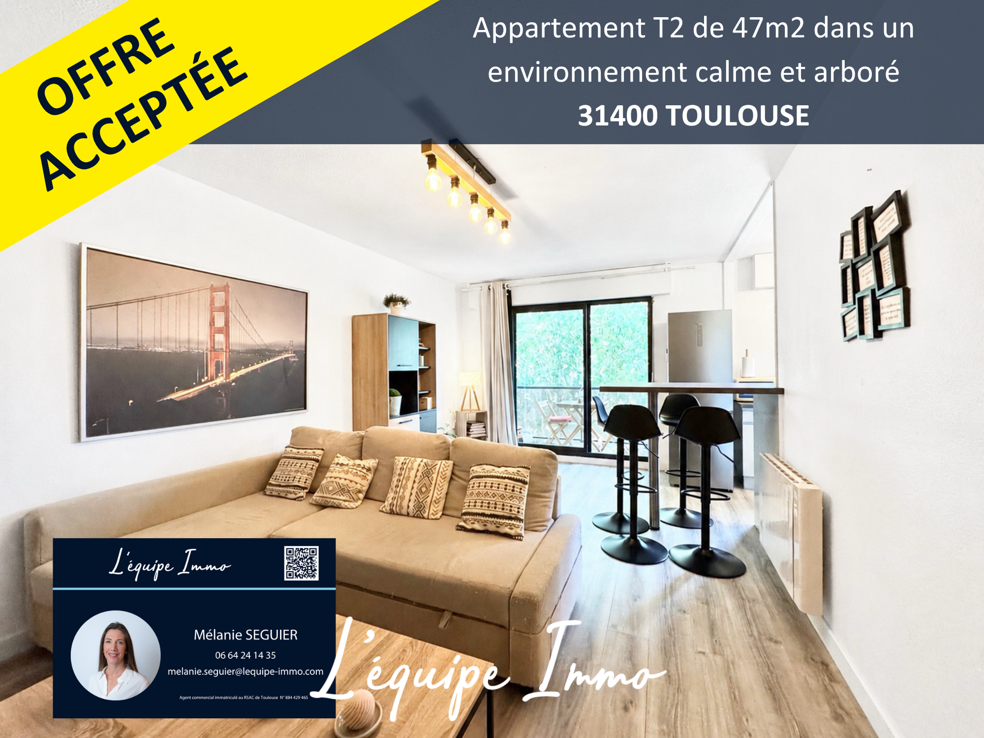 Appartement 2 pièces 46 m² · à Toulouse · 46 m² · 170 000 €