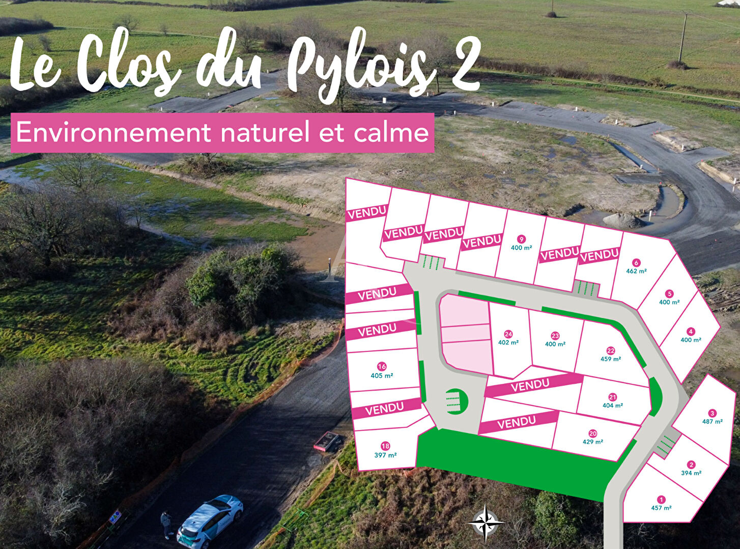 Terrain 429 m² · à Sallertaine · 429 m² · 55 100 €