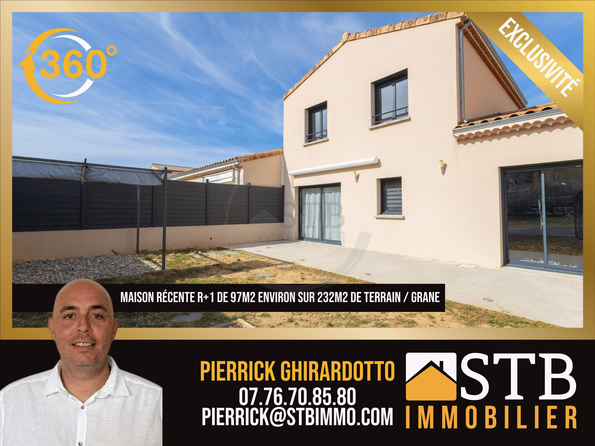 Maison 5 pièces 97 m² · à Grane · 97 m² · 273 000 €