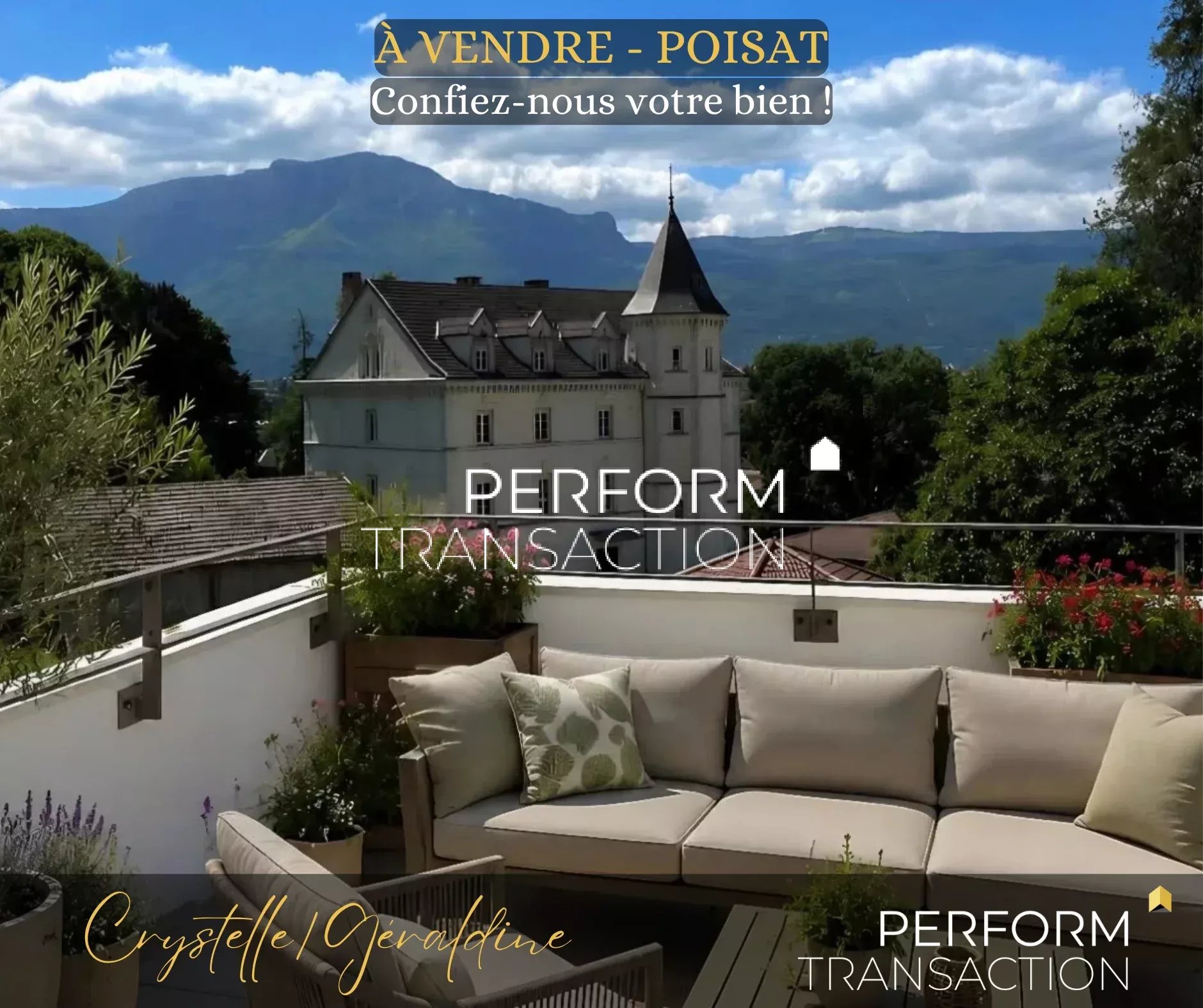 Appartement 5 pièces 91 m² · à Poisat · 91 m² · 450 000 €